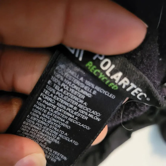 The North Face Women Fleece Full Zip Jacket M Black Pink Breast Cancer Logo - Picture 7 of 11